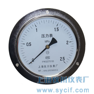 <b>轴向带前边压力表</b>|Y-100ZT