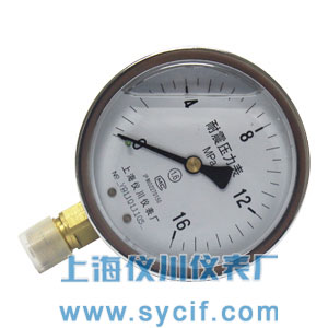 上海仪川仪表厂耐震压力表